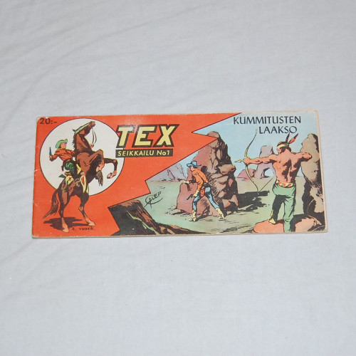 Tex liuska 01 - 1956 Kummitusten laakso (4. vsk)
